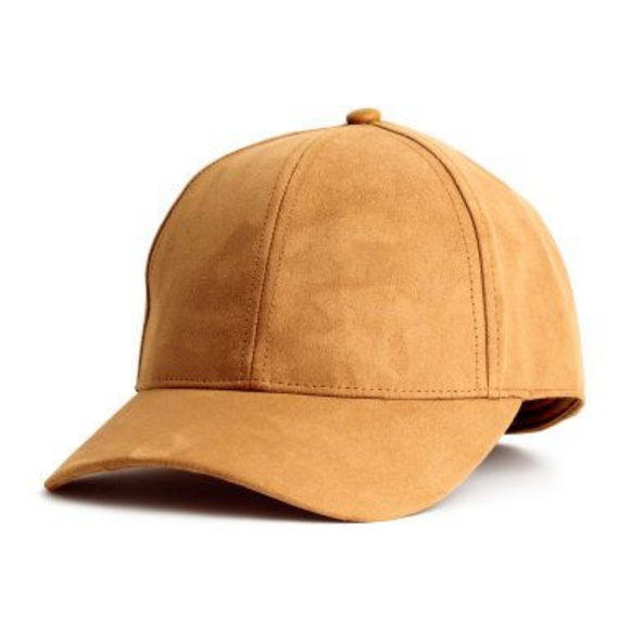 faux suede baseball cap